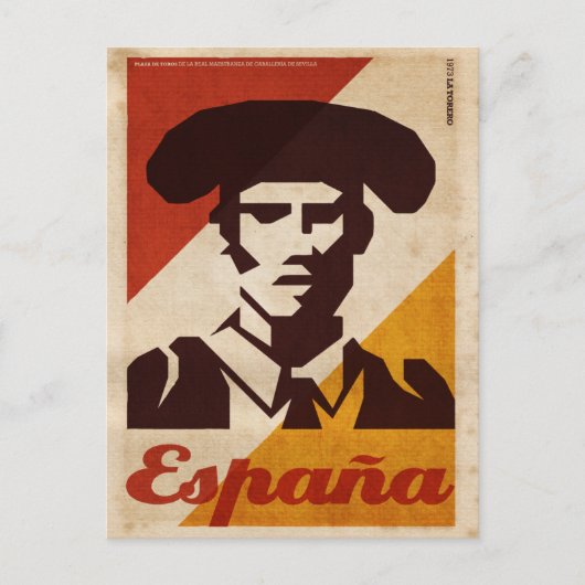 Vintag Matador Postkarte (Vorderseite)