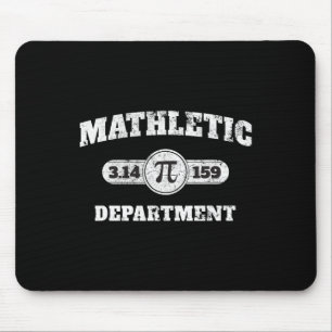 Vintag Mathletic Department 3.14159 Pi Day Math L Mousepad