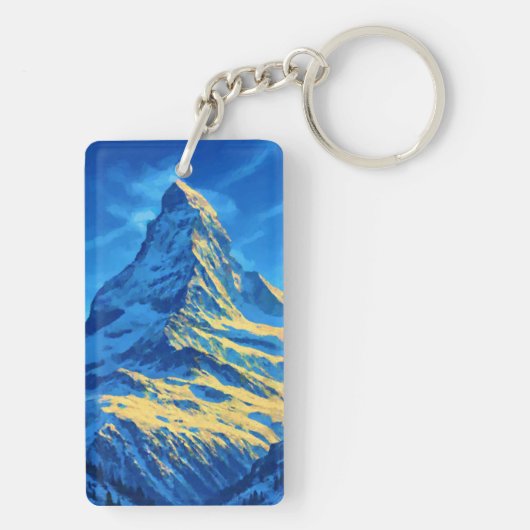 Vintag Matterhorn Schlüsselanhänger (Rückseite)