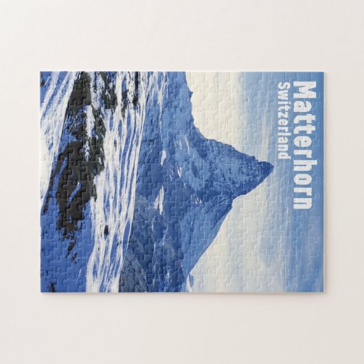 Vintag Matterhorn, Schweiz Puzzle (Horizontal)