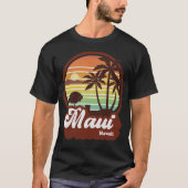 Vintag Maui Hawaii Retro 60er 70er T-Shirt (Vorderseite)