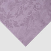 Vintag Mauve Antique Damask Decoupage Seidenpapier (Detail)