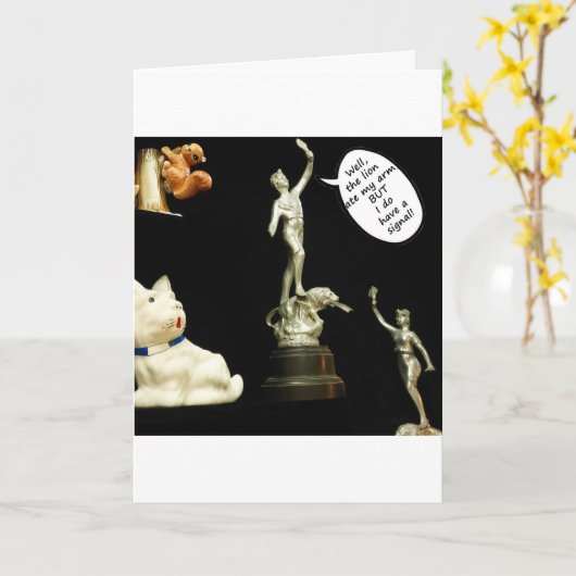 Vintag Mayhem Card Karte (Gelbe Blume)