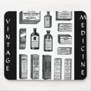 VINTAG, MEDIZIN MOUSEPAD
