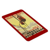 Vintag Mégève, Rhône-Alpes, Frankreich - Magnet (Rechte Seite)