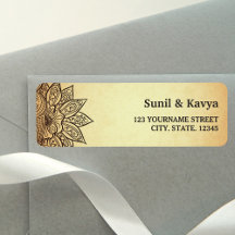 Vintag Mehendi Henna Indian Wedding