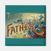 Vintag Mein lieber Vater Küche Magnet (Vorne)