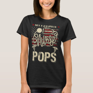 Vintag Mein Lieblings-Krankenschwester Pop America T-Shirt