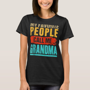 Vintag meine Lieblings-Leute nennen mich Großmütte T-Shirt