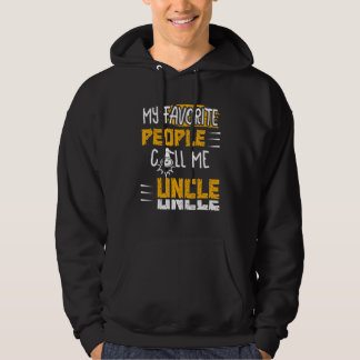 Vintag meine Lieblings-Leute nennen mich Onkel Hoodie