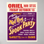 Vintag Mel Roy Spook Show Poster (Vorne)