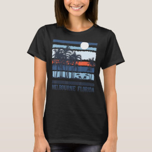 Vintag Melbourne Florida Summer Travel 80er Beach T-Shirt