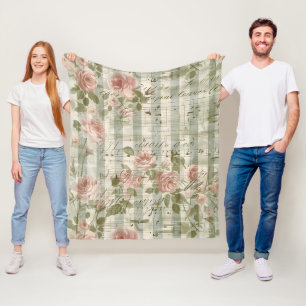 Vintag Melody Fleecedecke