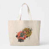 Vintag Melody Garden Jumbo Stoffbeutel (Rückseite)