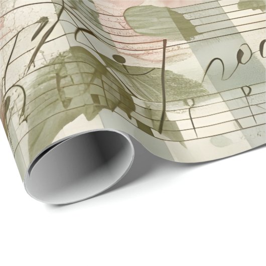 Vintag Melody Geschenkpapier (Rolleneckpunkt)
