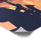 Vintag Memphis Poster (Ecke)