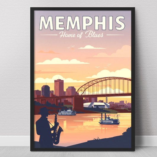 Vintag Memphis Poster
