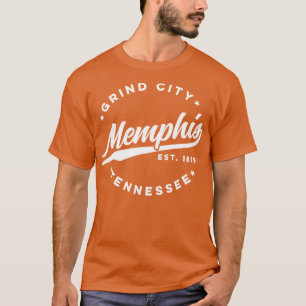 Vintag Memphis Tennessee Grind City Retro USA T-Shirt