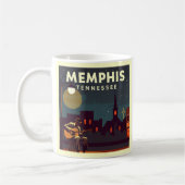 Vintag Memphis Tennessee Kaffeetasse (Links)