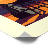 Vintag Memphis Tennessee Poster (Ecke)