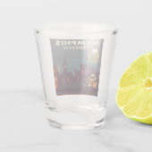 Vintag Memphis Tennessee Schnapsglas (Rückseite)
