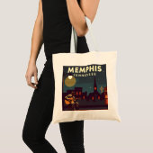 Vintag Memphis Tennessee Tragetasche (Vorderseite (Produkt))