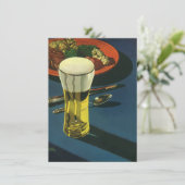 Vintag Men Baby Dusche Dadchelor Party Einladung (Stehend Vorderseite)