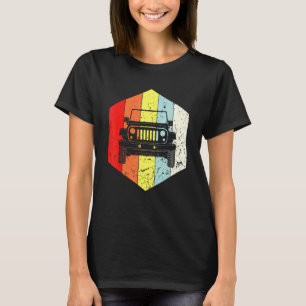 Vintag Mens Adventure Off Road 4x4 Auto Autofahrer T-Shirt