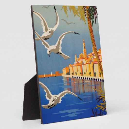 Vintag Menton CoTe D'azur Fotoplatte (Seite)