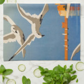 Vintag Menton CoTe D'azur Geschirrtuch (Gefaltet)