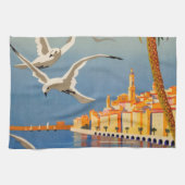 Vintag Menton CoTe D'azur Geschirrtuch (Horizontal)