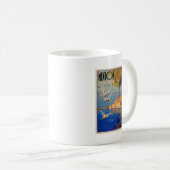 Vintag Menton CoTe D'azur Kaffeetasse (VorderseiteRechts)