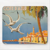 Vintag Menton CoTe D'azur Mousepad (Vorne)