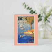 Vintag Menton CoTe D'azur Postkarte (Stehend Vorderseite)