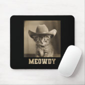 Vintag Meowdy Cat Mousepad (Mit Mouse)
