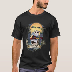 Vintag Meowtallica Essential Kitten Funny Cats ln T-Shirt