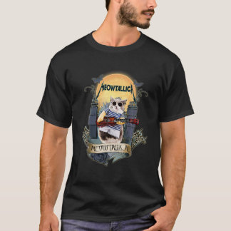 Vintag Meowtallica Essential Kitten Funny Cats ln T-Shirt