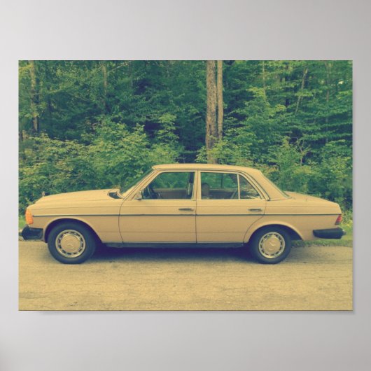 Vintag Mercedes Poster (Vorne)