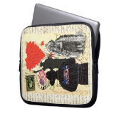 Vintag Merica Laptopschutzhülle (Vorderseite Links)