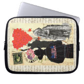 Vintag Merica Laptopschutzhülle (Vorderseite)