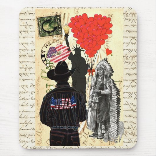 Vintag Merica Mousepad (Vorne)