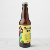 Vintag Mermaid Bierflaschenetikett (Vorderseite)