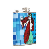 Vintag Mermaid Flachmann (Rechts)