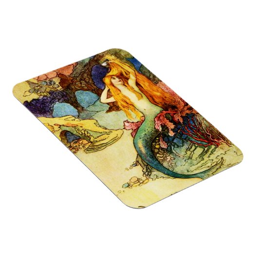 Vintag Mermaid Magnet (Rechte Seite)