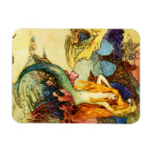 Vintag Mermaid Magnet (Horizontal)