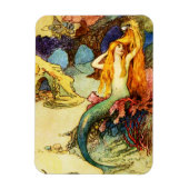 Vintag Mermaid Magnet (Vertikal)