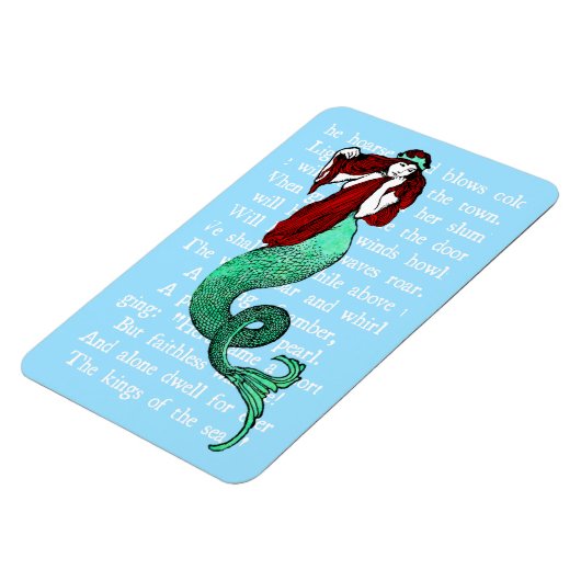 Vintag Mermaid Magnet (Linke Seite)