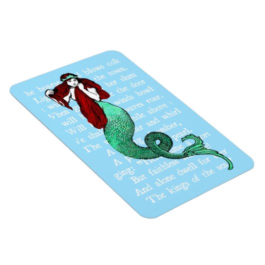 Vintag Mermaid Magnet (Rechte Seite)