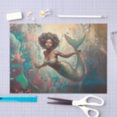 Vintag Mermaid Mermaids Decoupage Seidenpapier (Handwerk)