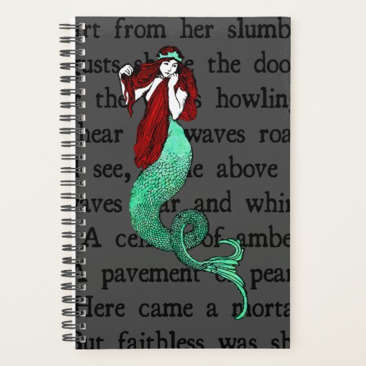 Vintag Mermaid Planer (Vorderseite)